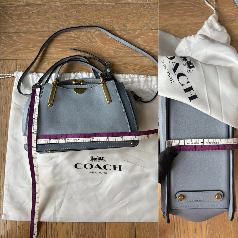 COACH Kisslock Dreamer 21 Bag Baby Blue - Picture 15 of 15